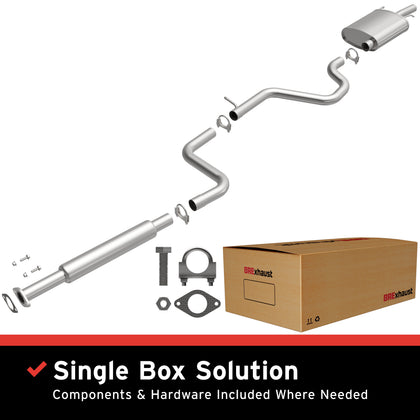 BRExhaust 2005-2008 Pontiac Grand Prix 3.8L Direct-Fit Exhaust System Kit 106-0016