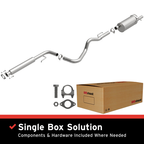 BRExhaust 2006-2011 Chevrolet HHR 2.4L / 2006-2011 Chevrolet HHR 2.2L Direct-Fit Exhaust System Kit 106-0019