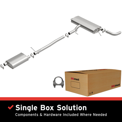 BRExhaust 2010-2017 Chevrolet Equinox 2.4L | 2010-2017 GMC Terrain 2.4L Direct-Fit Exhaust System Kit 106-0020