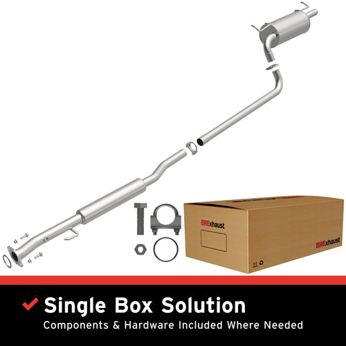 BRExhaust 1997-2001 Toyota Camry 2.2L / 2002-2003 Toyota Solara 2.4L Direct-Fit Exhaust System Kit 106-0046