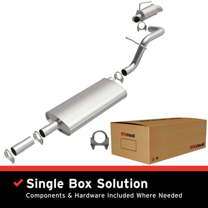 BRExhaust 2007-2011 Dodge Nitro 3.7L / 2008-2012 Jeep Liberty 3.7L Direct-Fit Exhaust System Kit 106-0047