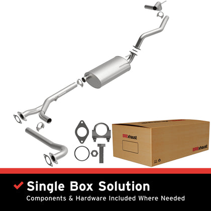 BRExhaust 2004-2006 INFINITI QX56 5.6L Direct-Fit Exhaust System Kit 106-0064