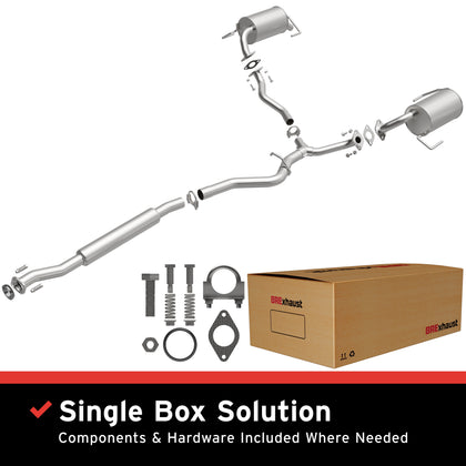 BRExhaust 2005-2009 Subaru Outback 2.5L Direct-Fit Exhaust System Kit 106-0068