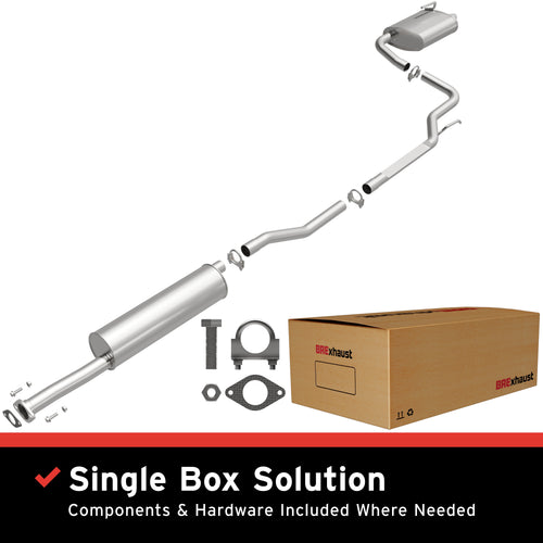 BRExhaust 2002-2006 Nissan Altima 2.5L Direct-Fit Exhaust System Kit 106-0070