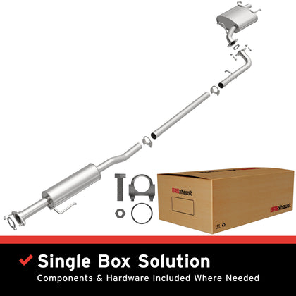 BRExhaust 2007-2011 Toyota Camry 2.4L | 2010-2011 Toyota Camry 2.5L Direct-Fit Exhaust System Kit 106-0078