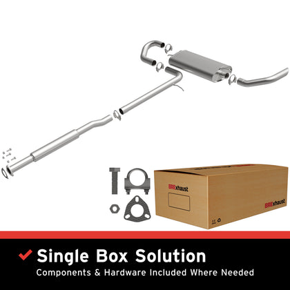 BRExhaust 2005-2006 Chevrolet Equinox 3.4L / 2006 Pontiac Torrent 3.4L Direct-Fit Exhaust System Kit 106-0079