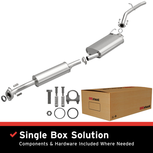 BRExhaust 2003-2011 Honda Element 2.4L Direct-Fit Exhaust System Kit 106-0080