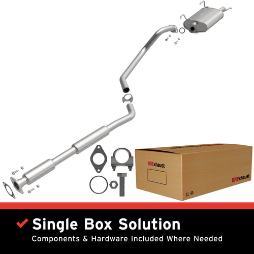 BRExhaust 2000-2001 Nissan Sentra 1.8L Direct-Fit Exhaust System Kit 106-0084