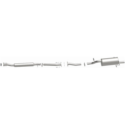 BRExhaust 2006-2007 Subaru Impreza 2.5L / 2006 Saab 9-2X 2.5L Direct-Fit Exhaust System Kit 106-0093