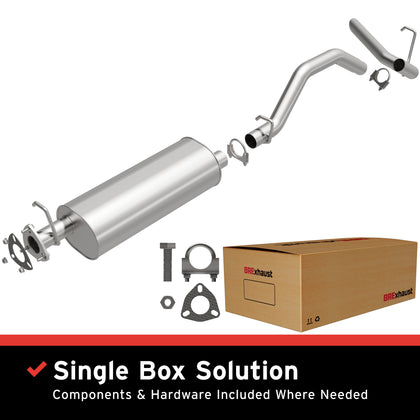 BRExhaust 2000-2005 Chevrolet Astro 4.3L / 2000-2005 GMC Safari 4.3L Direct-Fit Exhaust System Kit 106-0097