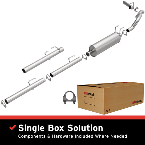 BRExhaust 2006-2008 Dodge Ram 1500 3.7L / 2006-2008 Dodge Ram 1500 4.7L Direct-Fit Exhaust System Kit 106-0132