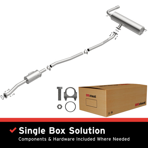 BRExhaust 2001-2003 Toyota RAV4 2.0L Direct-Fit Exhaust System Kit 106-0135