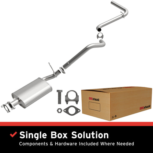 BRExhaust 1986-1989 Ford Bronco II 2.9L Direct-Fit Exhaust System Kit 106-0138