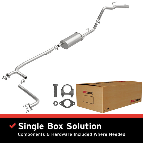 BRExhaust 2009-2012 Suzuki Equator 4.0L | 2007-2018 Nissan Frontier 4.0L Direct-Fit Exhaust System Kit 106-0144