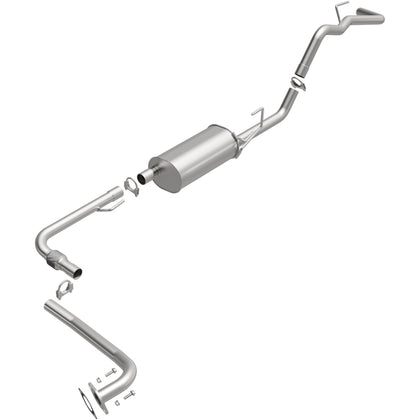 BRExhaust 2009-2012 Suzuki Equator 2.5L / 2005-2018 Nissan Frontier 2.5L Direct-Fit Exhaust System Kit 106-0145