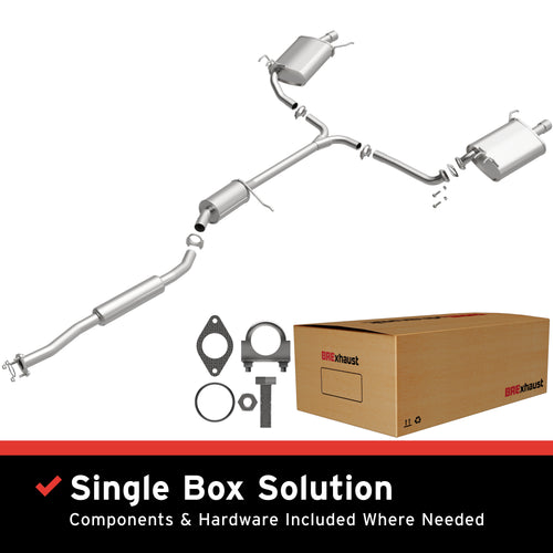 BRExhaust 2004-2008 Acura TSX 2.4L Direct-Fit Exhaust System Kit 106-0148