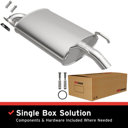 BRExhaust 2001-2003 Toyota Highlander 3.0L / 2001-2003 Toyota Highlander 2.4L Direct-Fit Exhaust System Kit 106-0149