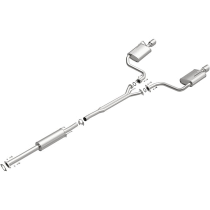 BRExhaust 2009-2017 Nissan Maxima 3.5L Direct-Fit Exhaust System Kit 106-0167