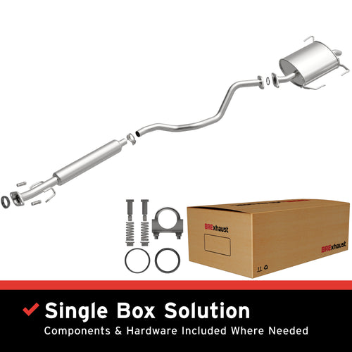 BRExhaust 2009-2014 Nissan Cube 1.8L Direct-Fit Exhaust System Kit 106-0168