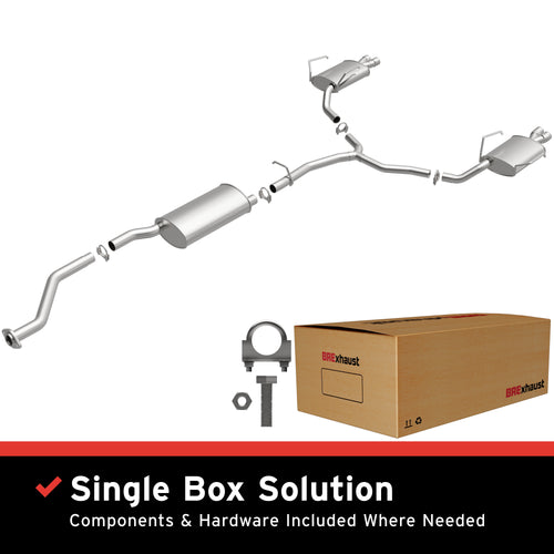 BRExhaust 2007-2008 GMC Acadia 3.6L / 2007-2008 Saturn Outlook 3.6L Direct-Fit Exhaust System Kit 106-0170