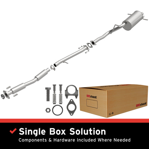 BRExhaust 2002-2005 Subaru Forester 2.5L Direct-Fit Exhaust System Kit 106-0175