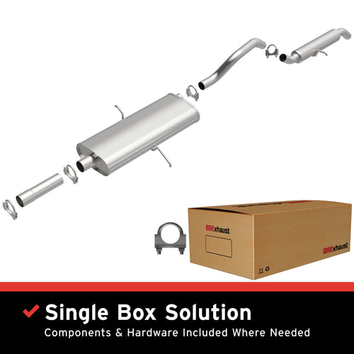 BRExhaust 2001-2007 Chrysler Town & Country 3.3L / 2001-2005 Dodge Grand Caravan 3.3L Direct-Fit Exhaust System Kit 106-0185