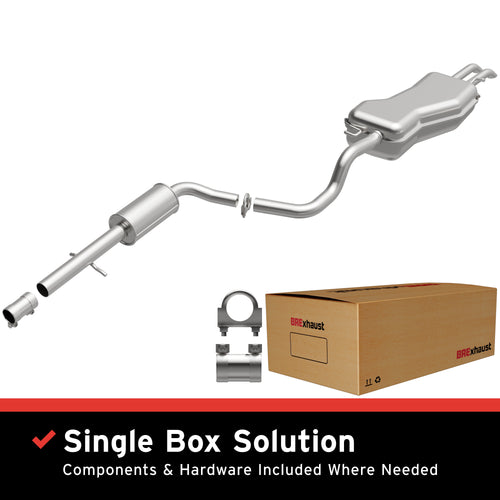 BRExhaust 2007-2009 Volkswagen Jetta City 2.0L | 1999-2005 Volkswagen Jetta 2.0L Direct-Fit Exhaust System Kit 106-0187
