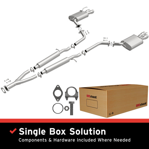 BRExhaust 2006-2008 INFINITI M35 3.5L Direct-Fit Exhaust System Kit 106-0194