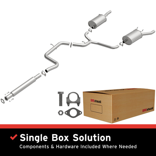 BRExhaust 2006-2011 Chevrolet Impala 3.9L / 2006-2009 Chevrolet Impala 5.3L Direct-Fit Exhaust System Kit 106-0206