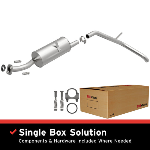 BRExhaust 1985 Suzuki SJ413 1.3L / 1986-1995 Suzuki Samurai 1.3L Direct-Fit Exhaust System Kit 106-0223