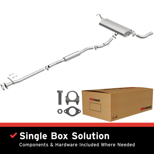 BRExhaust 2008-2010 Nissan Rogue 2.5L Direct-Fit Exhaust System Kit 106-0225