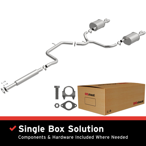 BRExhaust 2003-2008 Pontiac Grand Prix 3.8L Direct-Fit Exhaust System Kit 106-0234