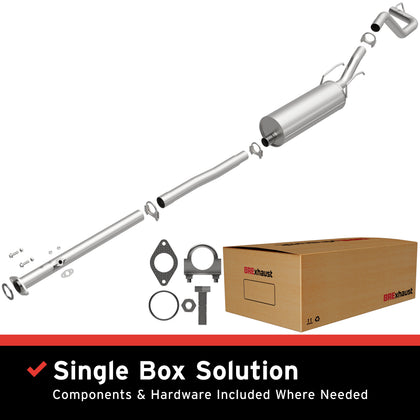 BRExhaust 1995-2000 Toyota Tacoma 2.7L Direct-Fit Exhaust System Kit 106-0240