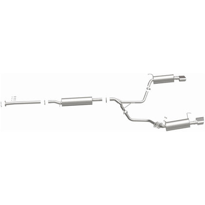 BRExhaust 2004-2006 Acura MDX 3.5L Direct-Fit Exhaust System Kit 106-0248