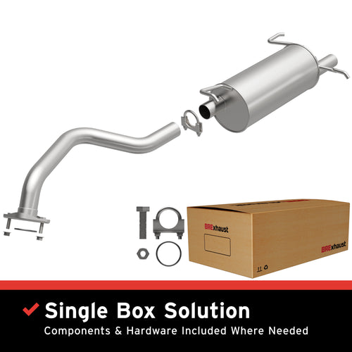 BRExhaust 2007-2012 Nissan Sentra 2.0L / 2007-2012 Nissan Sentra 2.5L Direct-Fit Exhaust System Kit 106-0257