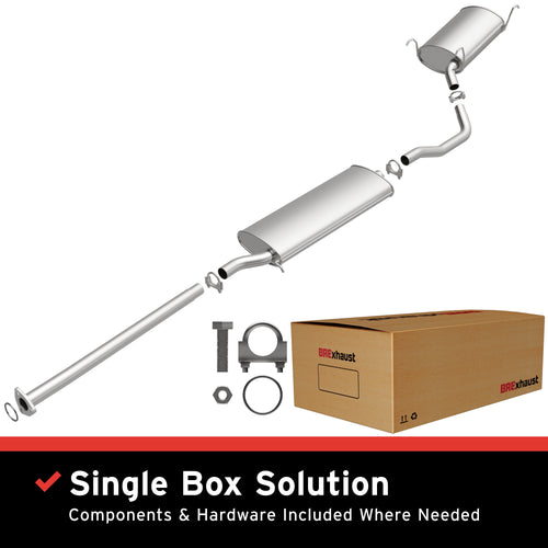 BRExhaust 2001-2002 Acura MDX 3.5L | 2003-2004 Honda Pilot 3.5L Direct-Fit Exhaust System Kit 106-0261