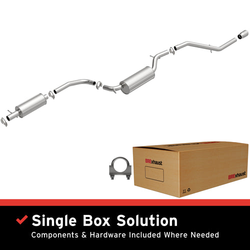 BRExhaust 2004-2009 Mazda 3 2.3L | 2004-2009 Mazda 3 2.0L Direct-Fit Exhaust System Kit 106-0264
