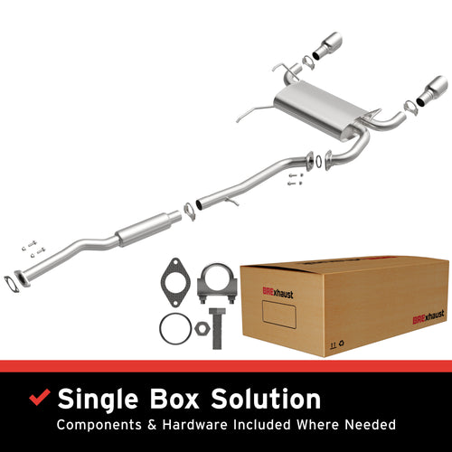BRExhaust 2003-2008 INFINITI FX35 3.5L | 2003-2006 INFINITI FX45 4.5L Direct-Fit Exhaust System Kit 106-0284