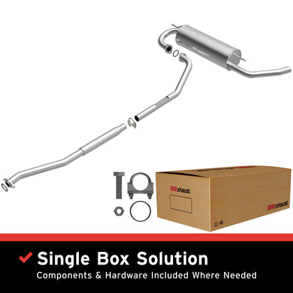 BRExhaust 1996-1997 Toyota RAV4 2.0L Direct-Fit Exhaust System Kit 106-0286
