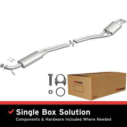 BRExhaust 1981-1985 Mercedes-Benz 380SL 3.8L Direct-Fit Exhaust System Kit 106-0288