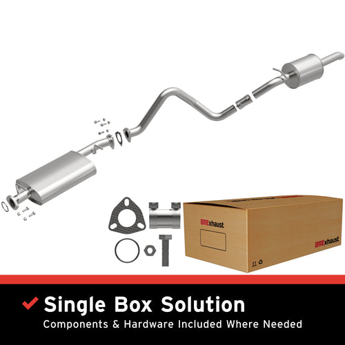 BRExhaust 1999-2002 Land Rover Discovery Series II 4.0L / 2003-2004 Land Rover Discovery 4.6L Direct-Fit Exhaust System Kit 106-0298