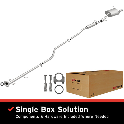 BRExhaust 2001-2005 Honda Civic 1.7L Direct-Fit Exhaust System Kit 106-0301