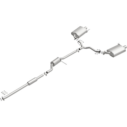 BRExhaust 2001-2003 Acura CL 3.2L / 1999-2003 Acura TL 3.2L Direct-Fit Exhaust System Kit 106-0307