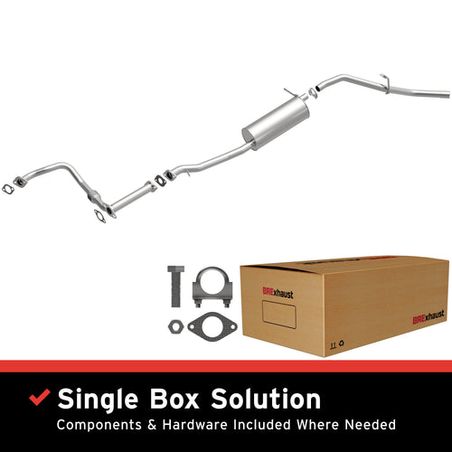 BRExhaust 1999-2002 Nissan Frontier 3.3L Direct-Fit Exhaust System Kit 106-0310