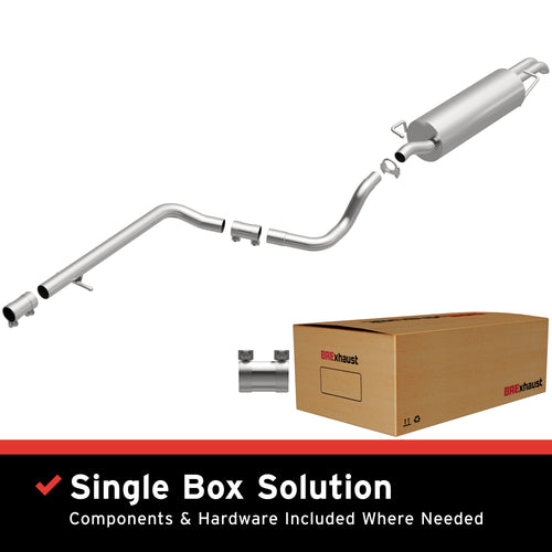 BRExhaust 1999-2005 Volkswagen Jetta 1.9L Direct-Fit Exhaust System Kit 106-0319