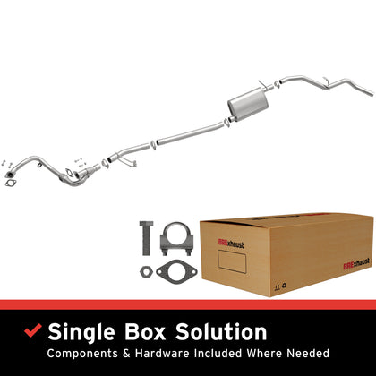 BRExhaust 2003-2004 Nissan Frontier 3.3L Direct-Fit Exhaust System Kit 106-0321