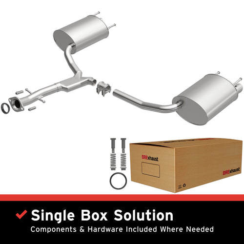 BRExhaust 2006-2013 Lexus IS250 2.5L / 2006-2013 Lexus IS350 3.5L Direct-Fit Exhaust System Kit 106-0327