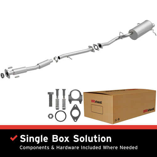 BRExhaust 2002-2005 Subaru Impreza 2.5L | 2005 Saab 9-2X 2.5L Direct-Fit Exhaust System Kit 106-0337