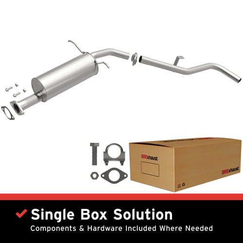 BRExhaust 1995 Nissan Pickup 2.4L / 1990-1994 Nissan D21 2.4L Direct-Fit Exhaust System Kit 106-0349