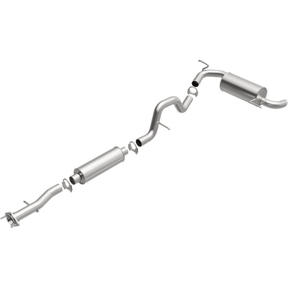 BRExhaust 2006 Hummer H3 3.5L / 2007 Hummer H3 Base 3.7L Direct-Fit Exhaust System Kit 106-0351